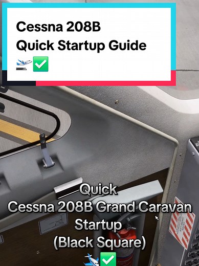 Cessna 208B Grand Caravan Quick Startup Guide