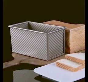 LIMICAR 2 Pack Pullman Loaf Pan with Lid, 8x4 inch Non-stick Bread Pan for Baking, Commercial Grade Carbon Steel for Sourdough, Sandwich Bread, Easy Release & Clean