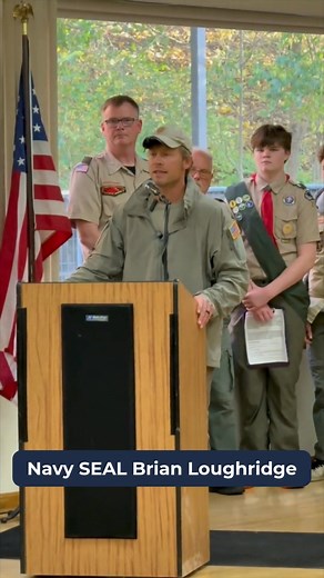 2.5K views · 54 reactions | Thank you Navy SEAL Brian Loughridge for delivering a meaningful message at yesterday's Veterans Day Ceremony.  | Mt. Lebanon Municipality - Government | Facebook