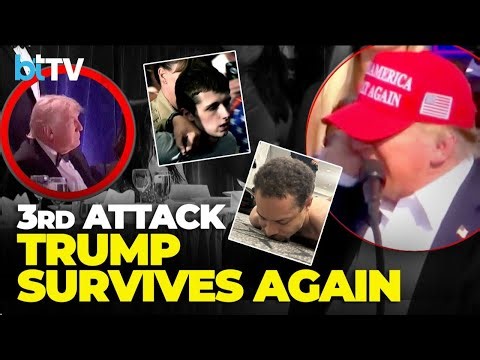 3rd Attack In 2 Years: Trump Survives Chilling WHCD Assassination Attempt