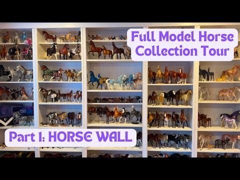 FULL Model Horse Collection Tour 2024💜Part 1: HORSE WALL