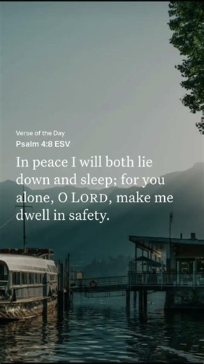 Psalm 4:8 ESV #verseoftheday