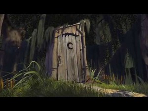Shrek Opens Door (Shrek 1 opening scene)