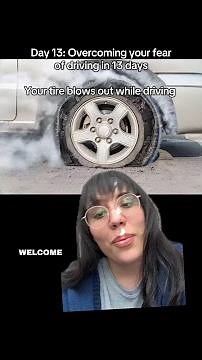What to do if you tire blows out while driving 🛞