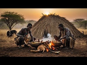Discover Hadzabe Tribe | PREY Hunting and Cooking : Unwashed Beef Soup