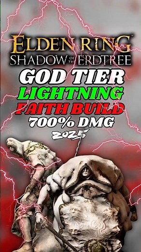 This LIGHTNING Build is Absolutely INSANE in 2025 - Elden Ring Lightning Build #eldenring