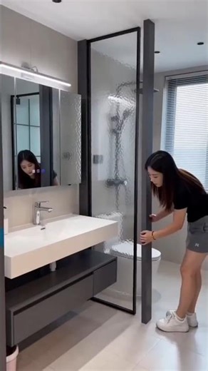 part 19 The Bathroom Hack That Saves So Much Space 💡 #Shorts #SmartDesign #Home