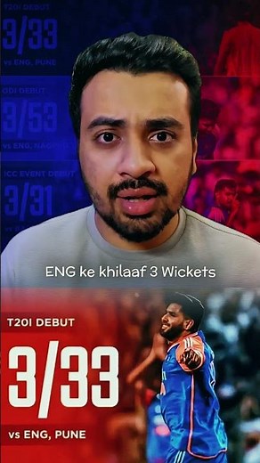 🚨Harshit Rana UNIQUE Record🔥Harshit Rana 3 Wickets on Debut🤯IND vs BAN Champions Trophy 2025