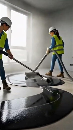 Rainy Street Epoxy Floor – Is This Real 🌧️☔ #shorts