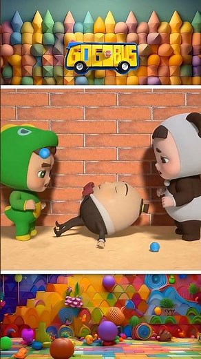 🚍😮Humpty Dumpty Had A Great Fall | GoGoBus Official 🚌 #shorts #kidssong #gogobus