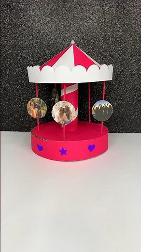 DIY photo carousel 🎠📸 #handmade #creative #bff #bestfriend #diy #shorts #artwork #crafts #artist