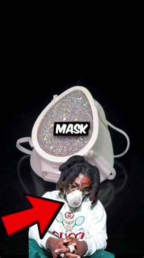 Kodak gotta be the first rapper with an iced out mask 😭🔥#kodakblack #florida #icedoutjewelry #icedout #johnnydang