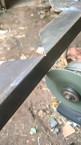New trick of accurate 90 degree cutting #welding #art #cutting #triks #fbreels | Welder art