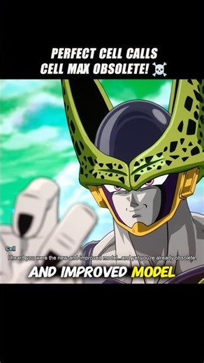 Perfect Cell Calls Cell Max Obsolete! 🤯 #crashout #cellmax #sparkingzero #dragonballz #dbz