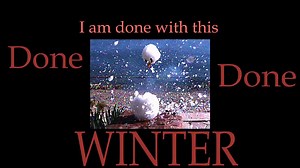 Done With Winter, Exploding snowman