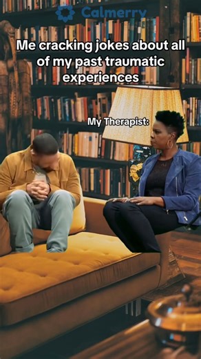 When You Use Humor as a Coping Mechanism 😅 #shorts #therapy #trauma #copingmechanisms