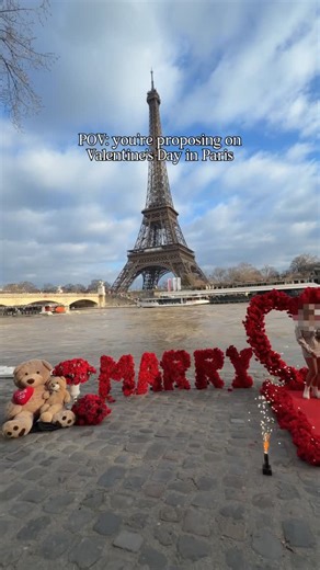 Ophélie Schaffar 📸 Paris Photographer | Valentine’s Day in Paris is very popular for proposals 😅 Or you can book a more intimate and discreet proposal photoshoot with me! 📩 Send... | Instagram