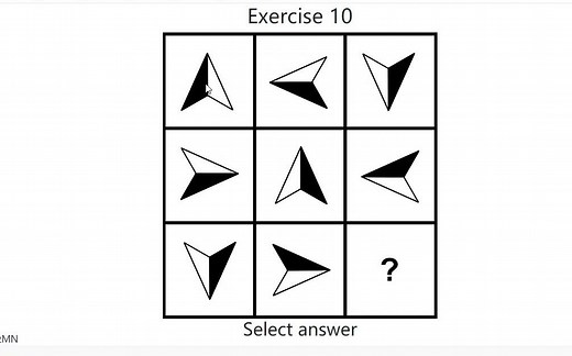 门萨智力测试题的思路讲解（第一期）