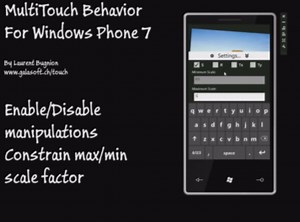 MultiTouch Behavior for Windows Phone 7 Highlights (April CTP)
