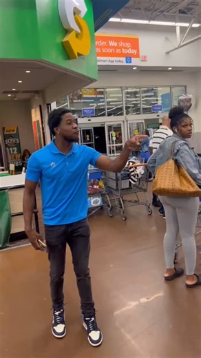 Sweets Johnson on Instagram: "Walmart workers really think they’re SECURITY! #WTF 藍藍藍 : : : #fyp"