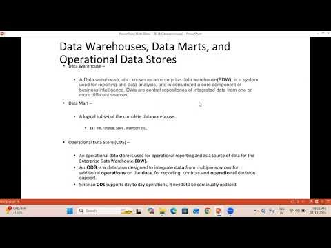 BI & Data Warehouse part 2 | Power BI Training