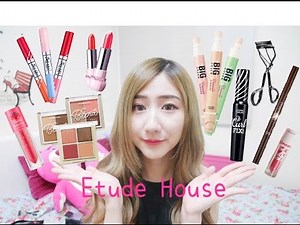 用Etude House家族完成超美的妝容＋產品試色跟用法介紹＋詳細眼妝教學｜Zona Kim