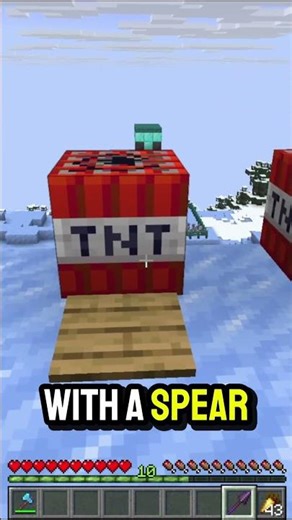 How to Launch TNT in Minecraft 1.21.11 (EASY) #minecraft #fyp #tntlauncher #minecrafttntexplosion