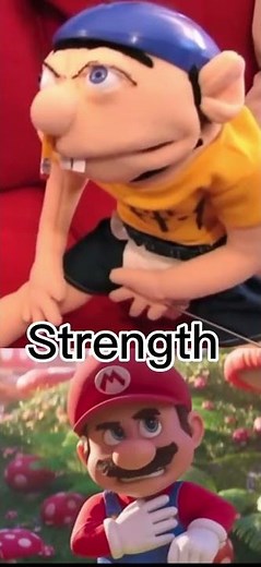 Jeffy Vs Super Mario Bros. Movie Mario SML #jeffysml #supermariobrosmovie #shorts #edits