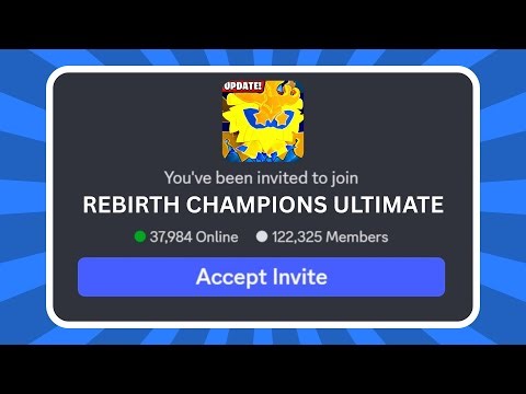 How to Join Rebirth Champions Ultimate Discord Server