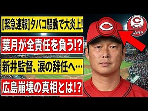 【広島崩壊】新井監督が涙の退任決意！？ゾンビたばこ汚染の実態と羽月有罪判決の裏側に隠された球団の闇…次期監督は金本知憲か野村謙二郎か？激震の広島カープにファン激怒の真相を徹底追及！