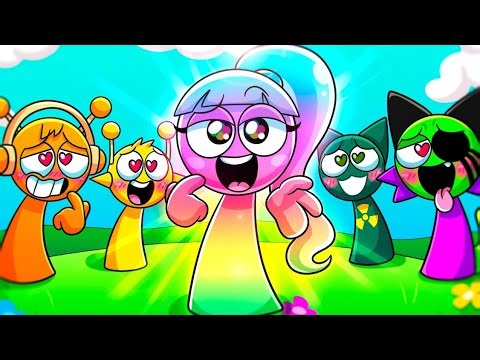 SPRUNKI RAINBOW Origin Story 🌈 | Secret OC Animation Revealed ( Incredibox )
