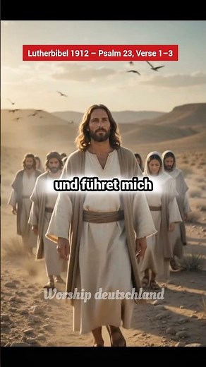 Psalm 23 🌿 Gottes Frieden für dein Herz | Bibelvers auf Deutsch ✨