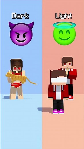 JJ Choice Love vs Hate - MAIZEN Minecraft Animation