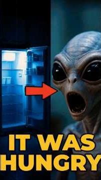 Who Left the Fridge Open? 👽 Epic Alien Kitchen Invasion Caught on Cam
