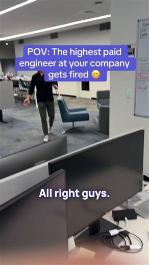 When the highest paid developer at your company gets fired 😂😂