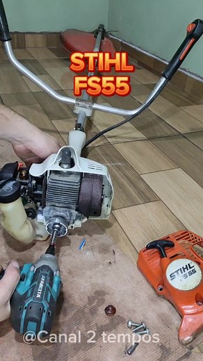 Como Desmontar uma Stihl FS55 Facilmente