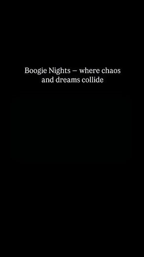 @cinema.verseee on Instagram: "Boogie Nights (1997) is a striking portrait of ambition, fame, and self-destruction. Set in the late 1970s adult film industry, Paul Thomas Anderson explores how dreams of success slowly give way to chaos and disillusionment. Through dazzling energy and emotional depth, the film captures the rise and fall of a world built on illusion and desire. Inspired by a short film Anderson made as a teenager, The Dirk Diggler Story, it remains one of the most daring and empat
