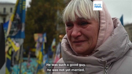 Flags for Ukraine's fallen fill Kyiv's central Maidan Square as war reaches 1,000 days