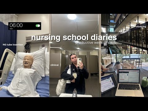 A WEEK IN MY LIFE OF NURSING SCHOOL | 6am clinical, med dosage calc exam, lecture