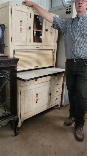 How Much Did This Vintage Hoosier Cabinet Sell For At Auction?