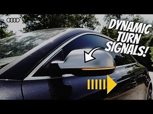 Dynamic Turn Signals for my Audi S5!