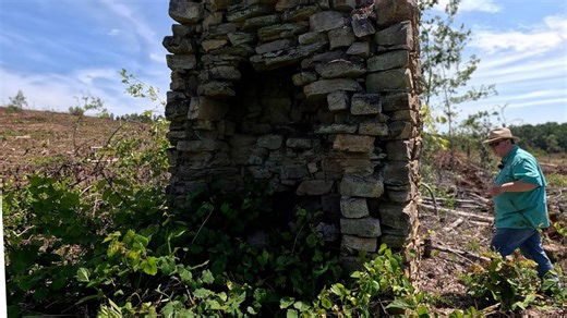 Early Settler’s Ruins with Native American Artifacts Found in the Wilderness