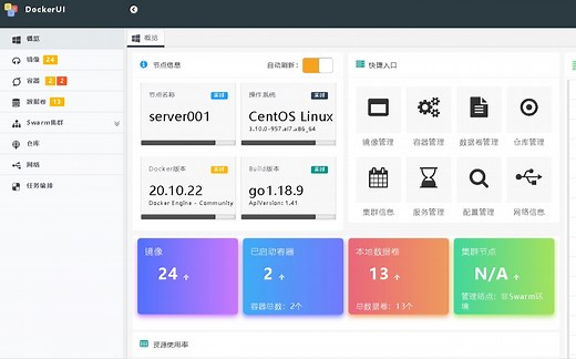 云原生之部署Docker可视化管理工具docker.ui
