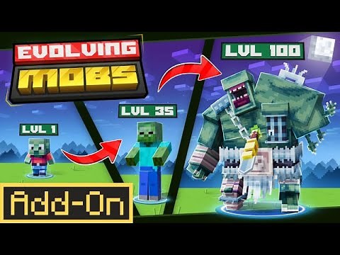 EVOLVING MOBS Add-On | Minecraft Marketplace Addon | Showcase