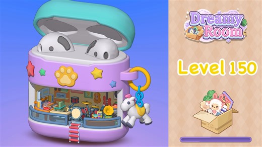 【休闲解压】Dreamy Room 梦幻房间 Level 150_哔哩哔哩bilibili_游戏实况