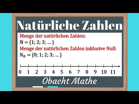 Was sind natürliche Zahlen | ganz einfach erklärt | Die Menge der natürlichen Zahlen | ObachtMathe
