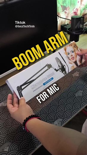 Maono Microphone Boom Arm Setup for PC