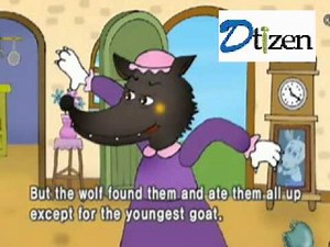 story083 The Wolf and the Seven Little Goats