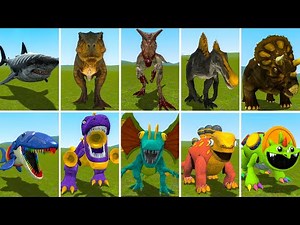 EVOLUTION OF ALL REAL DINOSAURS VS ALL DINO TOY PIANOSAURUS FAMILY POPPY PLAYTIME 4 In Garry's Mod!