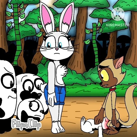 Bunnicula Loves Mrs. Rabbit (FLIPACLIP ANIMATION)🐇🧛🥕🐇🩵🍎🥰❤️💖💕